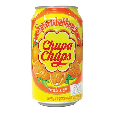 CHUPA CHUPS ORANGE SPARK SODA 345ML