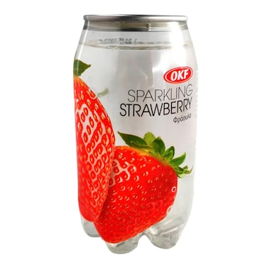 OKF SPARKLING STRAWBERY DRINK 350ML