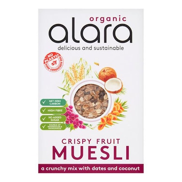 Alara Fruit &amp; Nut Muesli Gluten Free 475G
