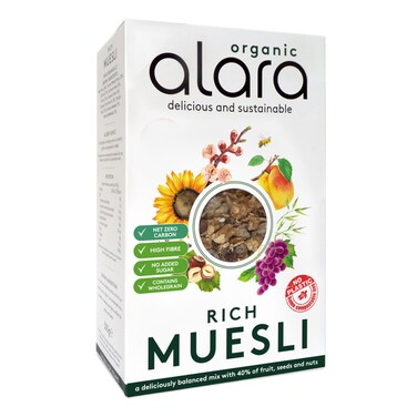 Alara Organic Nas Rich Muesli 500G