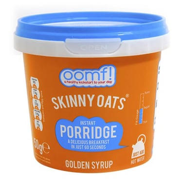 Oomf Skinny Oats Golden Syrup 50G