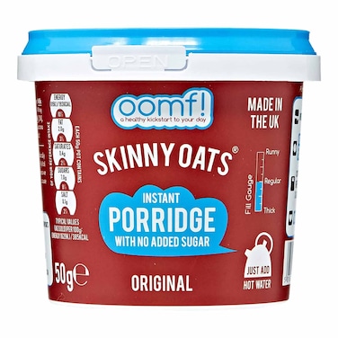 Oomf Skinny Oats Plain 50G