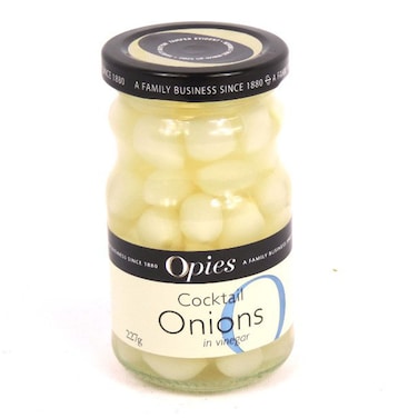 Opies Cocktail Onions Vinegar 227G