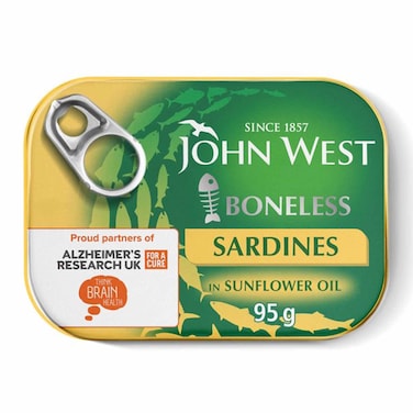 John West Sadines Boneless  Sardines in Olive Oil 95G