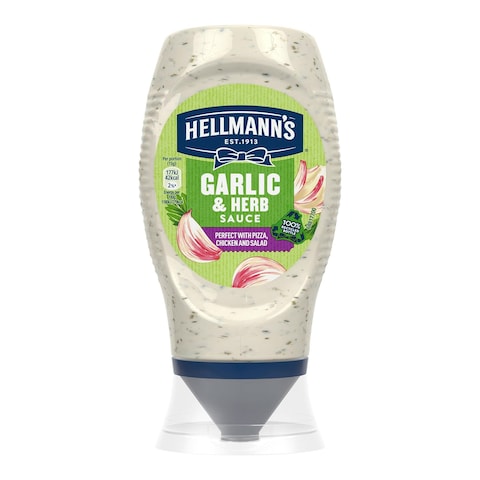 Hellman M&amp;F Garlic &amp; Herb Squezy 260G
