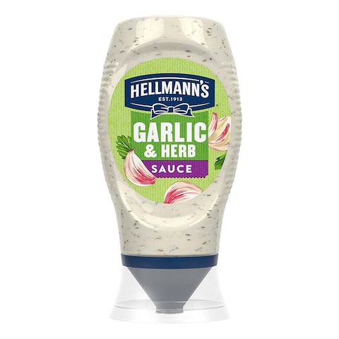 Hellman M&amp;F Garlic &amp; Herb Squezy 260G