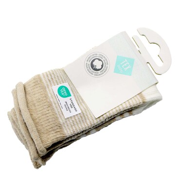 Mid Baby  Socks X2 Brown 21/23