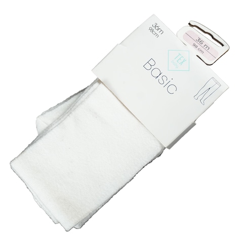 Tex Plain Cotton Tights 1Pack Ecr 36M I959739