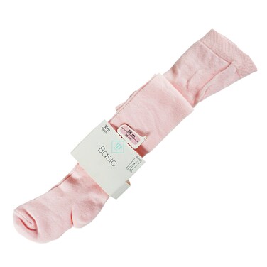 Tex Plain Cotton Tights 1 Pack Pink 36M I959739