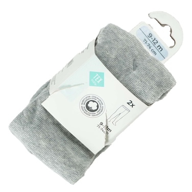 TEX COTON TGHT X2 TEXGRY CHINE9/12M