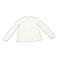 Boy Polo Pique Long Sleeved White 2/3 (98Cm Height)