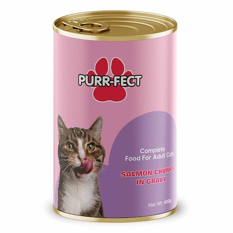 Purr-fect Salmon Adult Cat Wet Food 400G