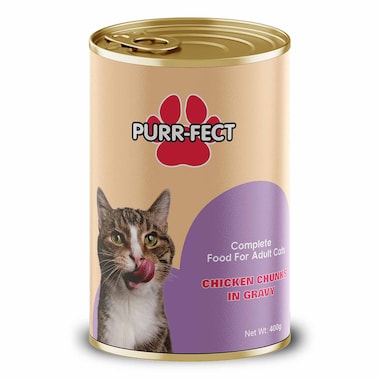Purr-fect Chicken Adult Cat Wet Food 400g