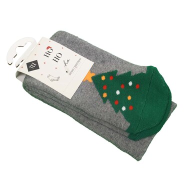 Christmas Homesocks X1 Gray Size 31-34 I945095