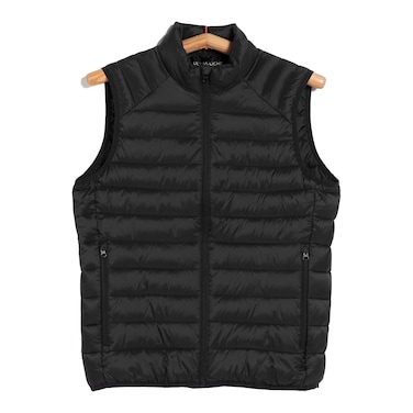 Ultra Light Puffy Vest Jacket Black  3XL