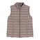 Ultra Light Puffy Vest Jacket Taupe Large