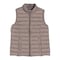 Ultra Light Puffy Vest Jacket Taupe XXL