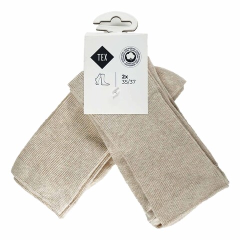 Tex Plain Cotton Sock Burge 35/37 I891185