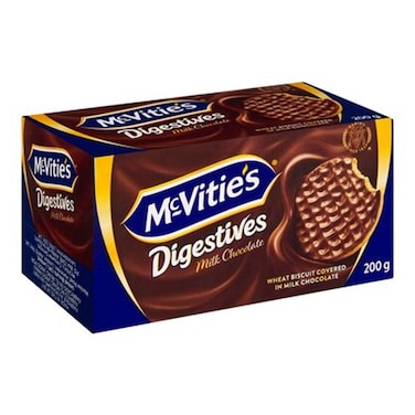Mcvitie&#39;s Digestive Milk Choco 200 gr