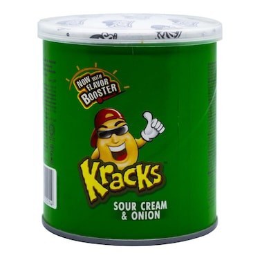 Kracks Sour Cream And Onions Potato Crisps 45g