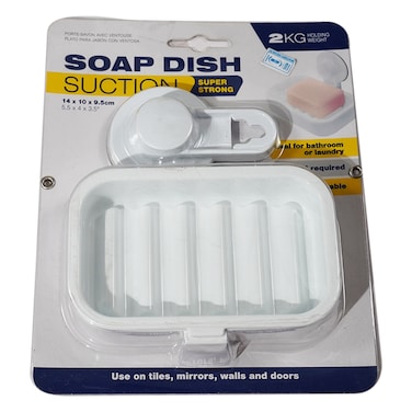 Soap Dish With Suction 14X10X9