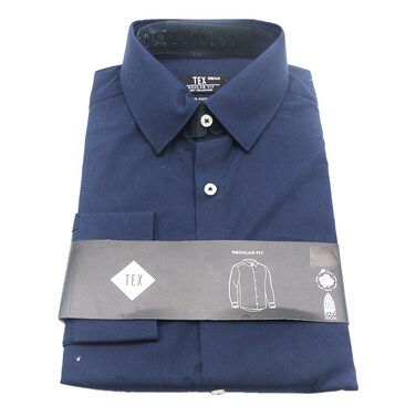 Tex City Long Sleeve Plain Shirt MAM 43-44