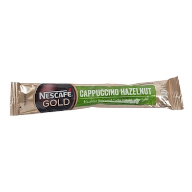 Nescafe Gold Cappuccino Hazzelnut Coffee S 18G