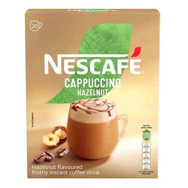 Nescafe Gold Capuccino Huzelnut Coffee 18Gx20