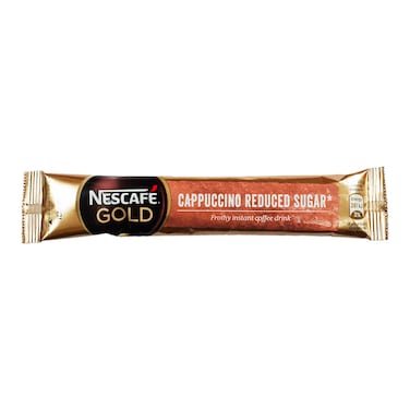 Nescafe Gold Cappuccino Reduced Sugar Coffee 12.5G