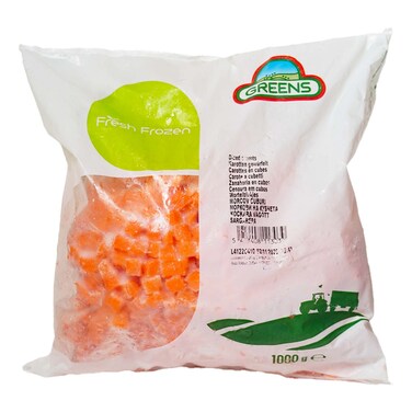 Greens Diced Carrots 1Kg