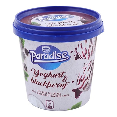 Nestle Paradise Yoghurt &amp; Blackbery Cup 140ml