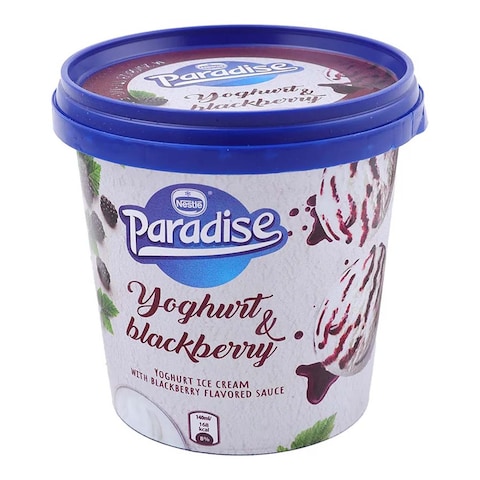 Nestle Paradise Yoghurt &amp; Blackbery Cup 140Ml