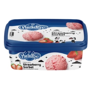 Nestle Paradise Strawberry Sorbet Tub 850Ml