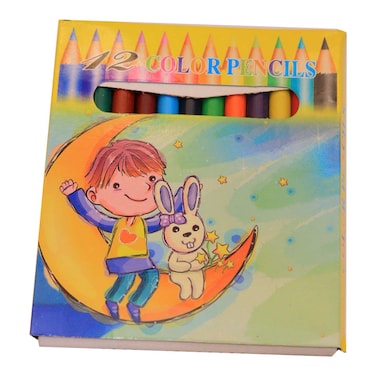 Pecker Colour Pencil Short 12 Pieces