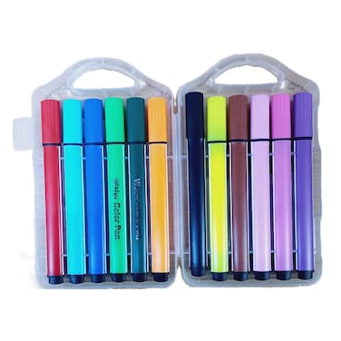 Multi-Colour Pens 12 Pieces