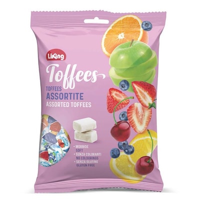 Liking Fruit Assorted Toffees150G