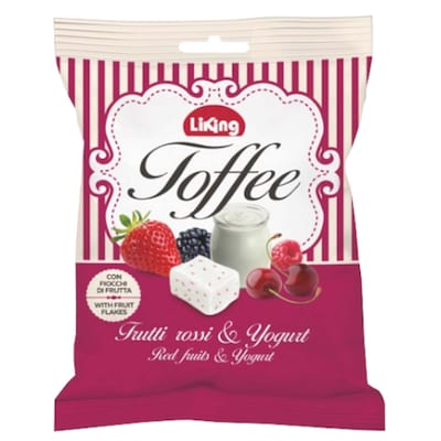 Liking Red Fruit&Yoghurt Toffes 150G