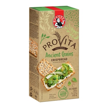 Bakers Provita Ancient Grain Crisp Bread 250G