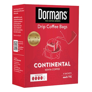 Dormans Continental Coffee Bag 6X11G