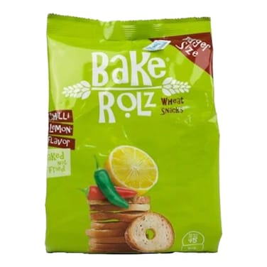Bake Rolz Chili Lemon Snack 50g