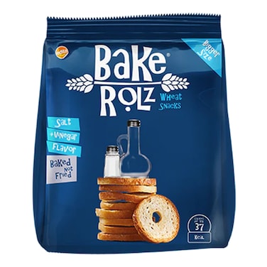 Bake Rolz Salt Vinegar Snack 50g