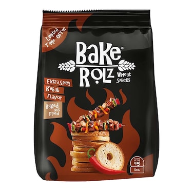Bake Rolz Spicy Kebab Snack 50g