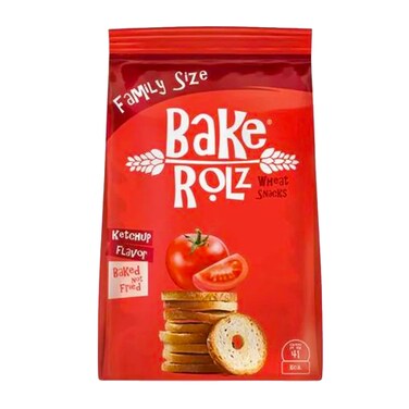 Bake Rolz Ketchup Snack 100g