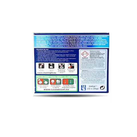 Duzzit Dishwasher Tablets 12 Pack