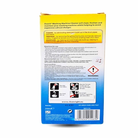 Duzzit Washing Machine Cleaner Lemon 250Ml
