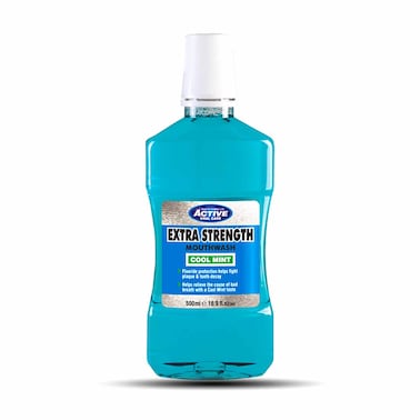 Active Mouthwash Extra Strength Cool Mint 500Ml