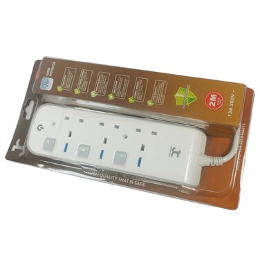 JC 4Way Uk Extension Socket Jx05