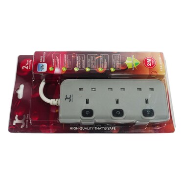 JC 3Way Uk Extension Socket Jx11