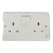 JC Double Socket 13A Kt2