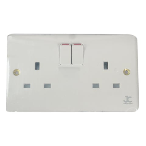 JC Double Socket 13A Kt2
